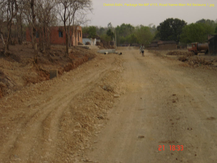 District-Sidhi, Package No-MP 4115, Road Name-Main Rd Badauna 1